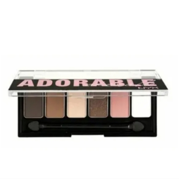NYX The Adorable 6 Shade Shadow Palette TAS01 - Picture 1 of 5